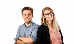 Das Moderatorenduo Gerrit Nissen und Miriam Gerding. (Foto: Antenne Münster)