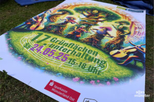 Das offizielle Plakat zur diesjährigen Grünflächenunterhaltung. (Foto: Michael Bührke)