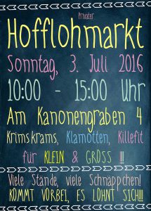 Privater Hofflohmarkt am Kanonengraben. (Bild: privat)