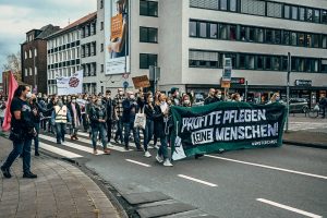 Am Donnerstag findet die nächste von "MünsterCares" organisierte Demonstration statt. (Foto: MünsterCares / Daniel Wibbelt)