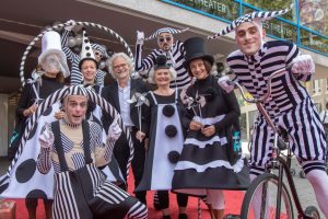 Buntes treiben beim Theaterfest 2018. (Foto: Oliver Berg)