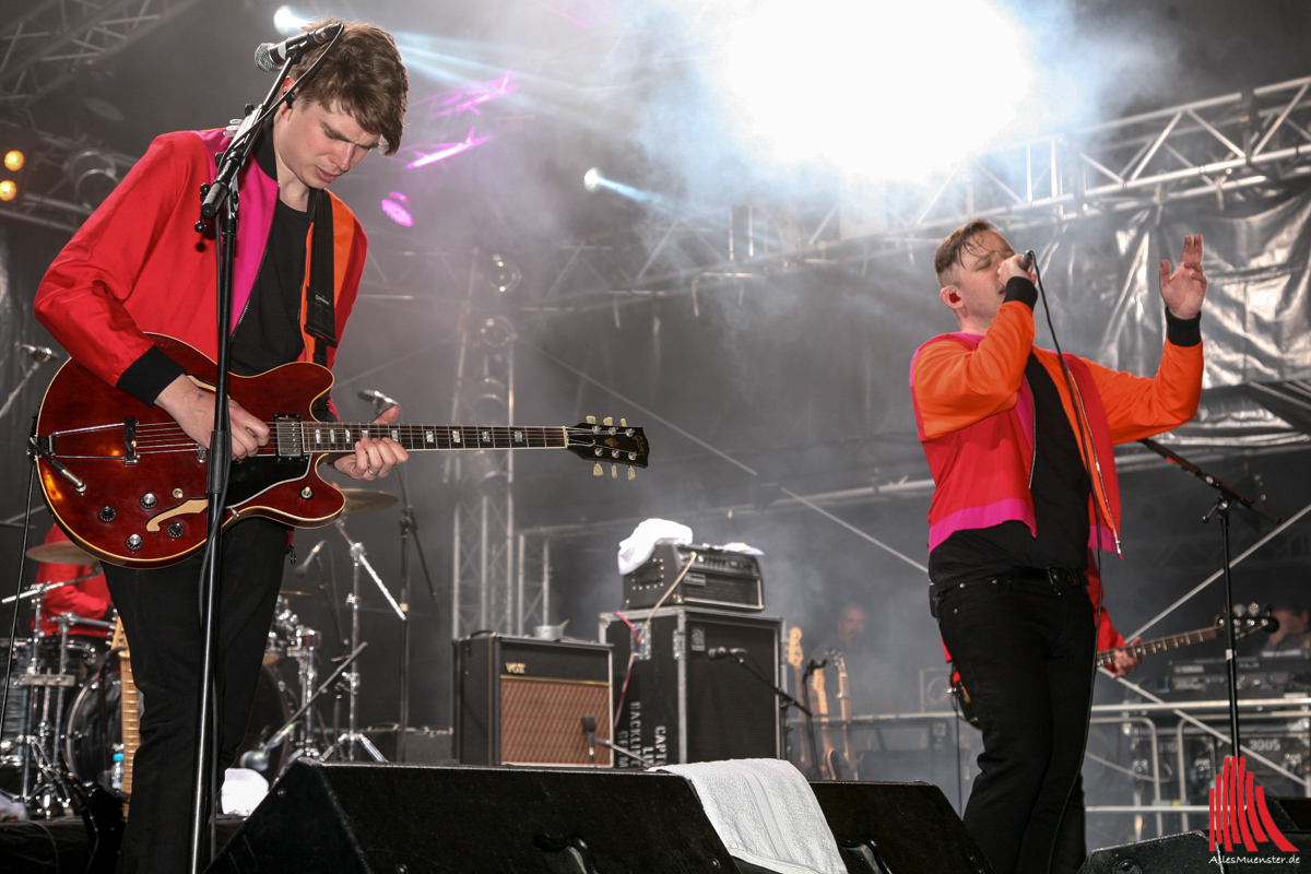 Everything Everything waren der Headliner auf dem diesjährigen JuWi-Fest. (Foto: kd)