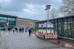 Die Aufklärungsquote konnte trotz steigender Straftaten verbessert werden. Hierbei soll unter anderem die Kameraüberwachung im Bahnhofsumfeld helfen. (Foto: Ralf Clausen)