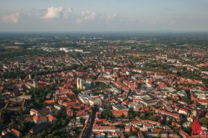 Eine Fahrt im Ballon bietet atemberaubende Ausblicke über Münsters historische Silhouette und später das gesamte Münsterland. (Foto: rwe)