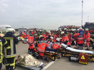 An der Großübung am FMO waren über 1000 Einsatzkräfte beteiligt (Foto: FMO)