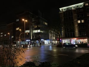 Die Lichtgestaltung am Eingang zur Windthorststraße / Von-Vincke-Straße soll die Eingangssituation betonen. 