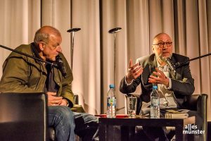 Während einer gemeinsamen Veranstaltung von Jürgen Kehrer (r.) und Leonard Lansink (l.) (Archivbild: Hölscher)