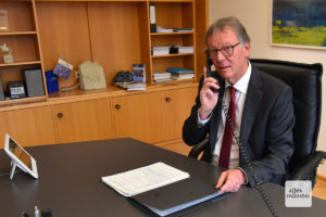 "Vor allem verhalten sich die Münsteraner sehr gut!" (Foto: Polizei Münster)