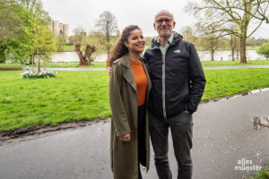 Meeden (l.) mit dem Autor dieses Beitrags. (Foto: Carina Hackemann)