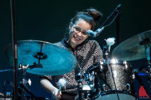 Anne Paceo war die 3. überzeugende Schlagzeugerin auf dem Festival. (Foto: sg)