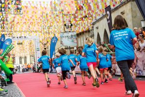 Die Kids beim Zieleinlauf im letzten Jahr. (Foto: Pressefoto)