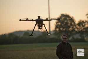 Der beeindruckende Hexacopter sorgt regelmäßig für Begeisterung bei den Zuschauern. (Foto: Michael Bührke)