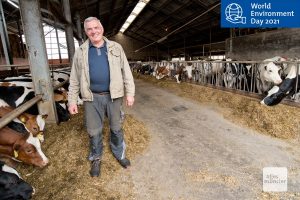 Georg Schulze Dieckhoff auf seinem Hof zwischen Kinderhaus und Coerde. (Foto: Michael Bührke)