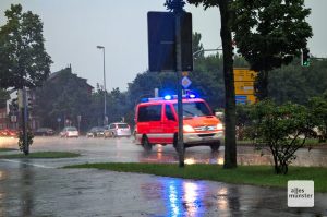 Das Starkregenereignis von 2014 ist vielen Münsteranern noch gut in Erinerung (Archivbild: Thomas Hölscher)