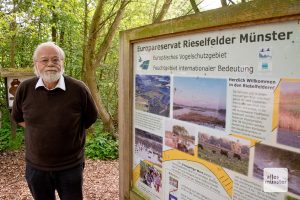 Dr. Michael Harengerd kennt die Rieselfelder wie kein Zweiter. (Foto: Michael Bührke)