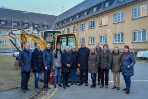 Nach einem Rundgang über die Oxford-Kaserne trat der Aufsichtsrat zu seiner ersten Sitzung zusammen. (Foto: Presseamt Münster)