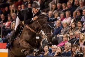 Ab Januar 2022 übernimmt die Agravis Raiffeisen AG das Titelsponsoring für das beliebte Reitturnier in der Halle Münsterland. (Archivbild: Stephan Günther)