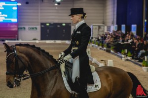 Juliane Brunkhorst siegte auf "Sieger Hit" in der Grand Prix Kür. (Foto: sg)