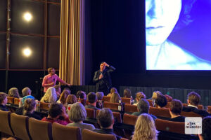 Lars Eidinger stellte sich ausdauernd den Fragen des Publikums. (Foto: Bastian E.)