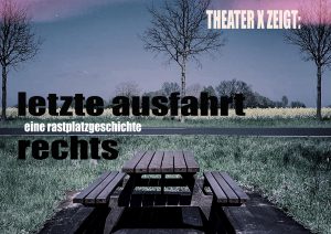 Theater X zeigt Anfang September in der Meerwiese Geschichten vom Halten, Ankommen, Einsteigen und Weiterfahren: Ein tragikomischer Theaterabend voller Rastplatzgeschichten. (Bild: Theater X)