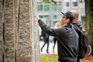 Besucher aus aller Welt waren während der Skulptur Projekte zu Gast in Münster. (Foto: Michael Bührke)