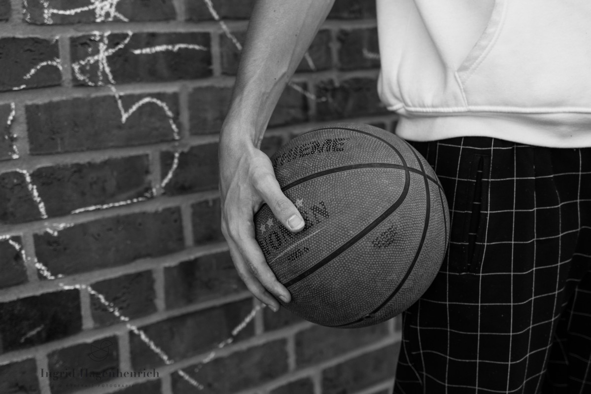 Basketball ist Niklas' Lieblingssportart. (Foto: Ingrid Hagenhenrich)