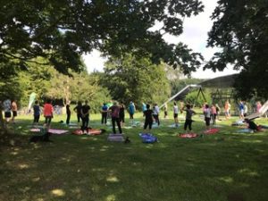 Pilates im Park (Foto: Pressefoto)