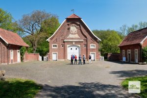 Haus Rüschhaus, in dem Annette von Droste-Hülshoff die „Judenbuche“ geschrieben hat, lädt wieder zu Besuchen ein. (Archivbild: Michael Bührke)