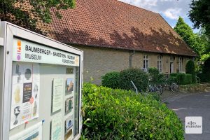 Das Sandsteinmuseum in Havixbeck ist längst kein Geheimtipp mehr! (Foto: Michael Bührke)