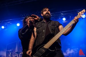 Benji Webbe und Daniel Pugsley von Skindred. (Foto: sg)