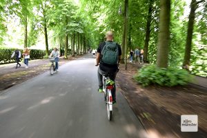 Die Promenade ist bestens geeignet, um als Radfahrer Strecke zu machen. (Foto: Michael Bührke)