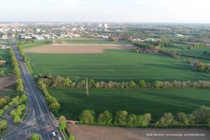 An der Steinfurter Straße soll auf 50 Hektar ein innovatives Stadtquartier entstehen. (Foto: Stadt Münster)