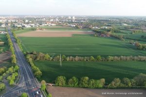 An der Steinfurter Straße soll auf 50 Hektar ein innovatives Stadtquartier entstehen. (Foto: Stadt Münster)