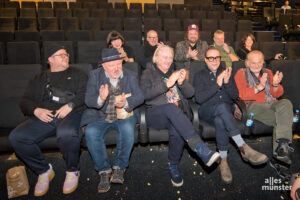 Team und Cast hatten im münsterschen Cineplex offenbar großen Spaß an der Tatort-Premiere. (Foto: Michael Bührke)