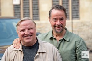 Das erfolgreichste Tatort-Duo: Axel Prahl (li.) und Jan Josef Liefers. (Archivbild: Michael Bührke)