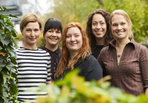 Die fünf Gründerinnen der fairTEILBAR. (Foto: Andreas Löchte)