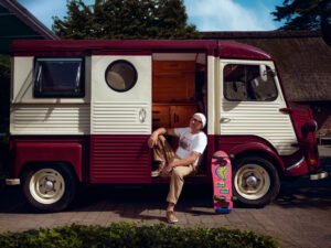 Titus Dittman und sein Citroën HY Kastenwagen. (Foto: PM)