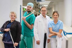 Das UKM hautnah und quer durch alle Berufsgruppen: „Die Klinik: Ärzte – Helfer – Diagnosen“. (Foto: UKM / Wibberg)