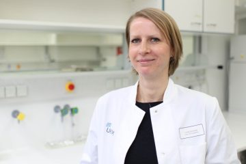 Virologin Dr. Linda Brunotte vom Institut für Molekulare Virologie. (Foto: UKM)