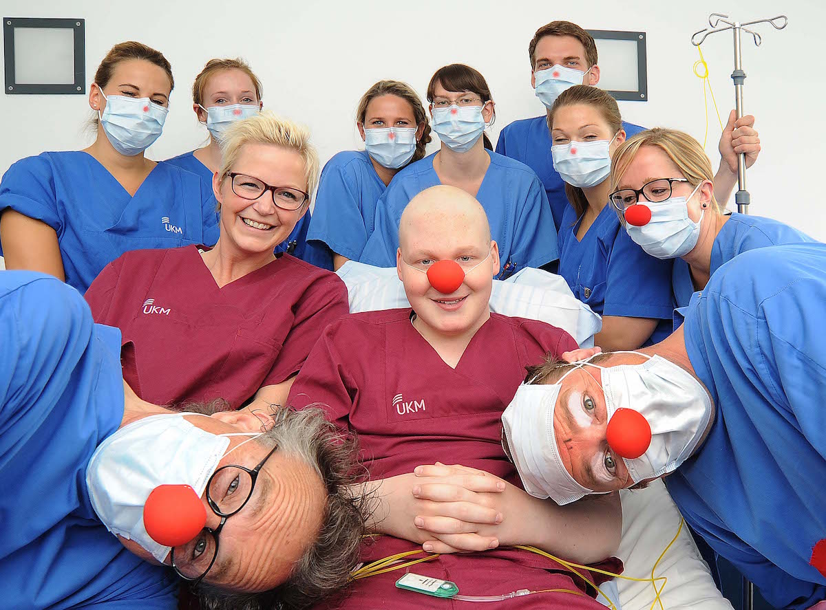 Clinic-Clowns - Projektstart im UKM Knochenmarktransplantationszentrum