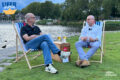 Moderator Michael Bührke (l.) im Gespräch mit Oberbürgermeister Markus Lewe (r.). (Foto: Thomas Hölscher)