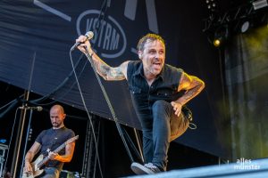 Live-Konzerte sind immer noch schwierig. Dieses Foto mit den Donots entstand 2019 beim letzten Vainstream. Mit der Band Duchamp möchte Ingo gerne in kleinen Clubs auftreten. (Archivbild: Stephan Günther)