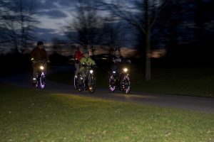 Die Verkehrswacht rät, gerade jetzt im Herbst die Fahrradbeleuchtung zu prüfen. (Foto: Verkehrswacht Münster)