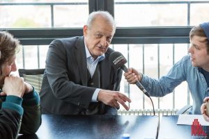 Die Dreharbeiten in Münster sind für Schauspieler Leonard Lansink immer ein Heimspiel. (Foto: cf)