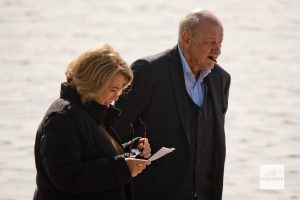 Drehpause am Aasee (Foto: Michael Bührke)