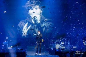 Wincent Weiss lässt bei seinem Konzert in Münster schnell den Funken überspringen. (Foto: Claudia Feldmann)