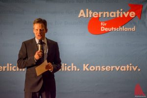 AfD-Ratsherr Martin Schiller beim Neujahrsempfang 2017 im Rathaus. (Foto: Archivbild: Thomas Hölscher)