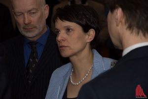 Auch am kommenden Wochenende wird AfD-Chefin Frauke Petry in Münster nicht willkommen sein. Viele Organisationen rufen zum Protest auf. (Foto: th)