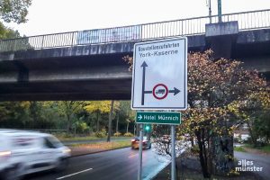 Am Albersloher Weg wird eine große Baumaßnahme vorbereitet. (Foto: Ralf Clausen)