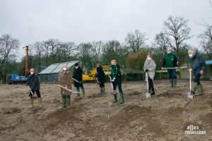 Spatenstich für die neue Tropenhalle im Allwetterzoo Münster. (Foto: Thomas Hölscher)